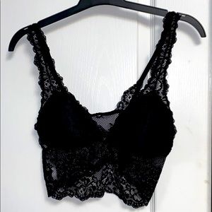 Black lace Bralette